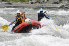 ラフティングでひんやり